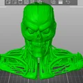 Mô hình tượng bán thân T-800 (T-800 Bust) chất lượng cho fan in 3D - Thumbnail 2