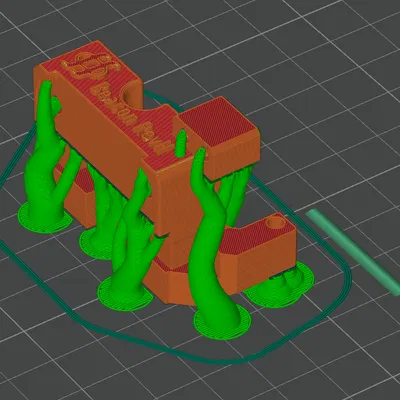 Ngàm gắn đầu dò Beacon Rev H cho dòng QIDI X 3 - cải tiến tối ưu cho vòi phun zin