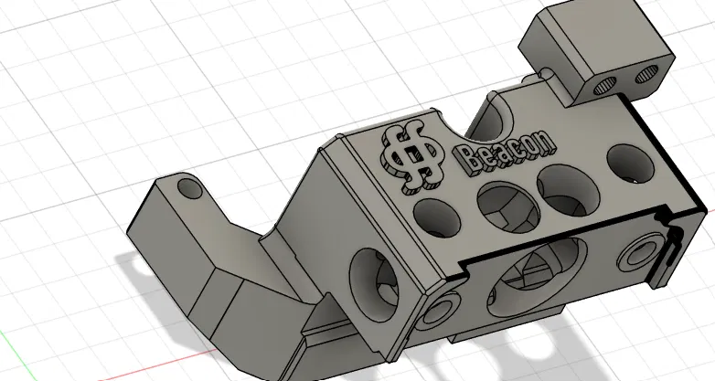 Ngàm gắn đầu dò Beacon Rev H cho dòng QIDI X 3 - cải tiến tối ưu cho vòi phun zin - Image 5