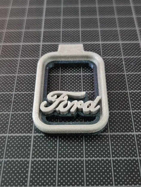 Móc khóa Ford in 3D thiết kế rỗng hiện đại - Image 1