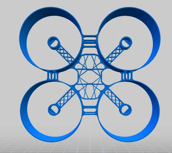 Khung Drone Mini Tự In 3D Cho Motor 8mm Và Cánh Quạt 45mm - Image 1