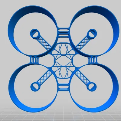 Khung Drone Mini Tự In 3D Cho Motor 8mm Và Cánh Quạt 45mm