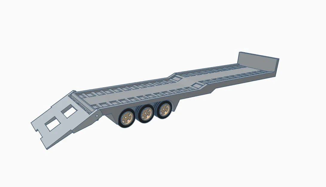 Mô hình rơ-moóc xe tải tỉ lệ 1:64 - Image 2