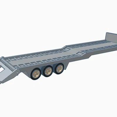 Mô hình rơ-moóc xe tải tỉ lệ 1:64