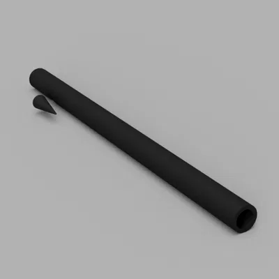 Súng thổi tiêu (Blowdart gun) kèm tấm chắn bảo vệ miệng