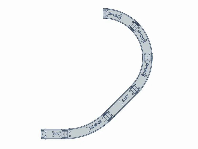 Cầu Cong N Scale - Image 4