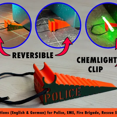 "TAC-WEDGE" - Nêm chặn cửa đa năng dành cho lực lượng cứu hộ