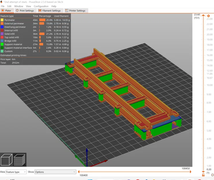 Đường ray tàu Lego xếp chồng / Đường ray dốc gắn tường - Image 1