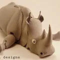 Tê giác khớp nối (Articulated Rhino) - In nguyên khối - Thumbnail 3