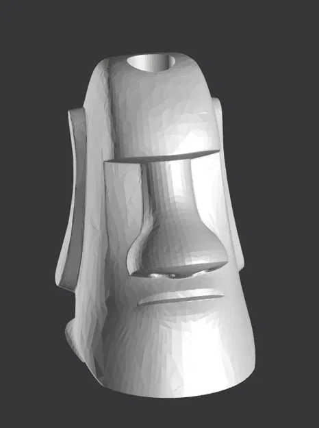 Hạt trang trí đầu tượng Moai (Moai Beads) in 3D độc đáo - Image 1