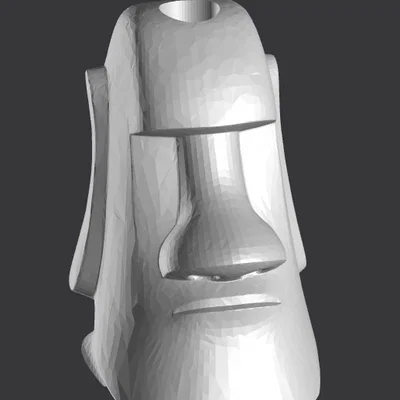 Hạt trang trí đầu tượng Moai (Moai Beads) in 3D độc đáo