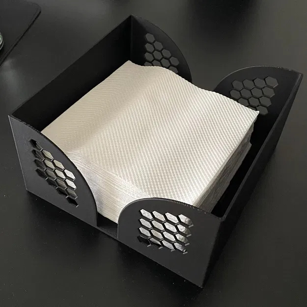 Giá đỡ khăn giấy họa tiết lục giác độc đáo - Image 3