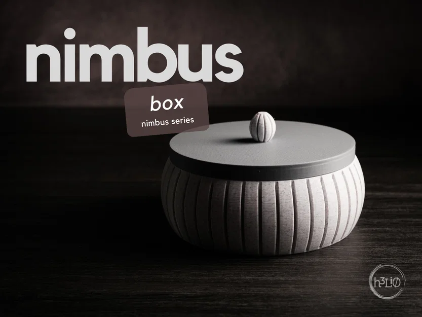 nimbus · box: Hộp đựng tối giản hiện đại với tay cầm dạng vặn - Image 1
