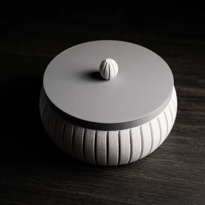 nimbus · box: Hộp đựng tối giản hiện đại với tay cầm dạng vặn