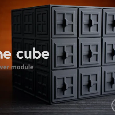the cube · mô-đun hộc tủ