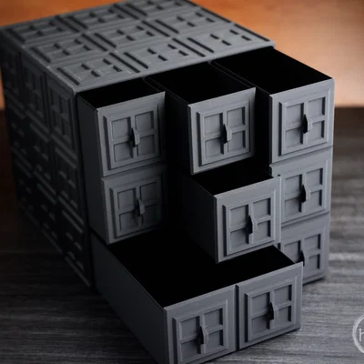 the cube · mô-đun hộc tủ