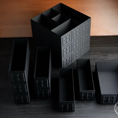 the cube · mô-đun hộc tủ