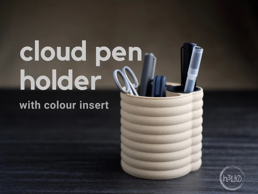 Ống cắm bút hình đám mây (Cloud Pen Holder) - Image 1