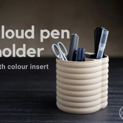Ống cắm bút hình đám mây (Cloud Pen Holder)