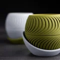 Chậu cây họa tiết lát cắt (sliced planter) · kèm đĩa hứng wrap-around - Thumbnail 3