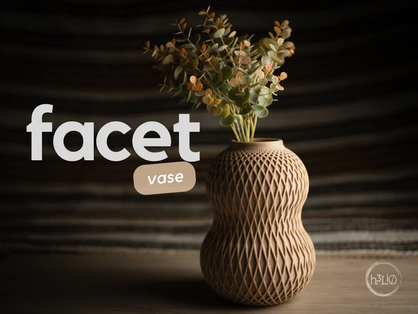 Bình hoa facet · vase phong cách tối giản - Image 1