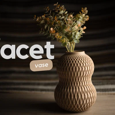 Bình hoa facet · vase phong cách tối giản