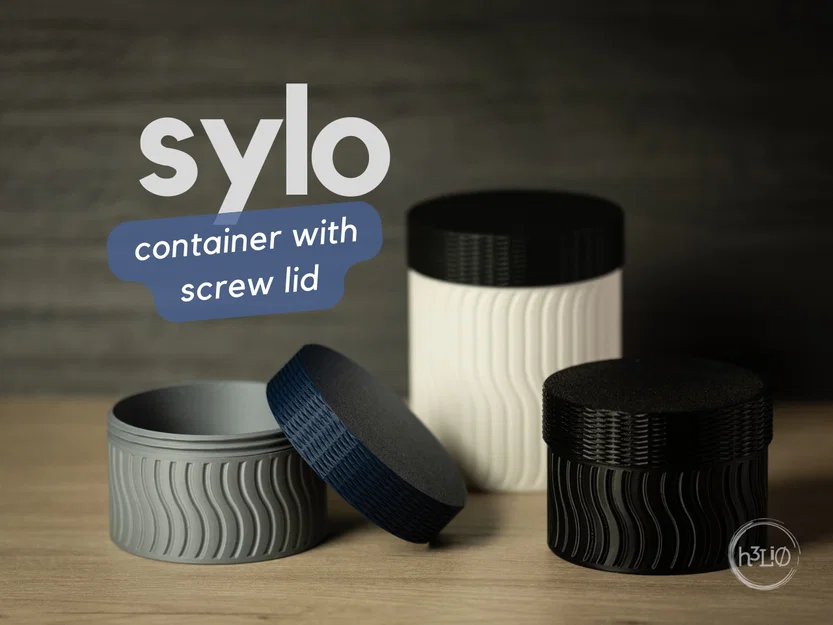 sylo · hũ đựng có nắp vặn - Image 1