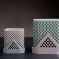 Chậu cây đa giác vuông · Đế lót đa giác - Thumbnail 6