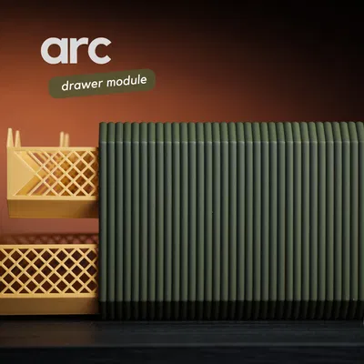 arc · module hộc tủ (drawer module)