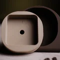 desk clock · assembly - Đồng hồ để bàn tối giản - Thumbnail 3