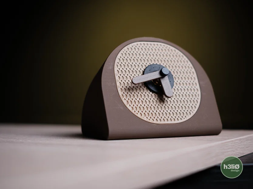 desk clock · assembly - Đồng hồ để bàn tối giản - Image 9