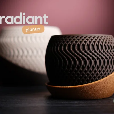 radiant · planter - Chậu cây tối giản hiện đại