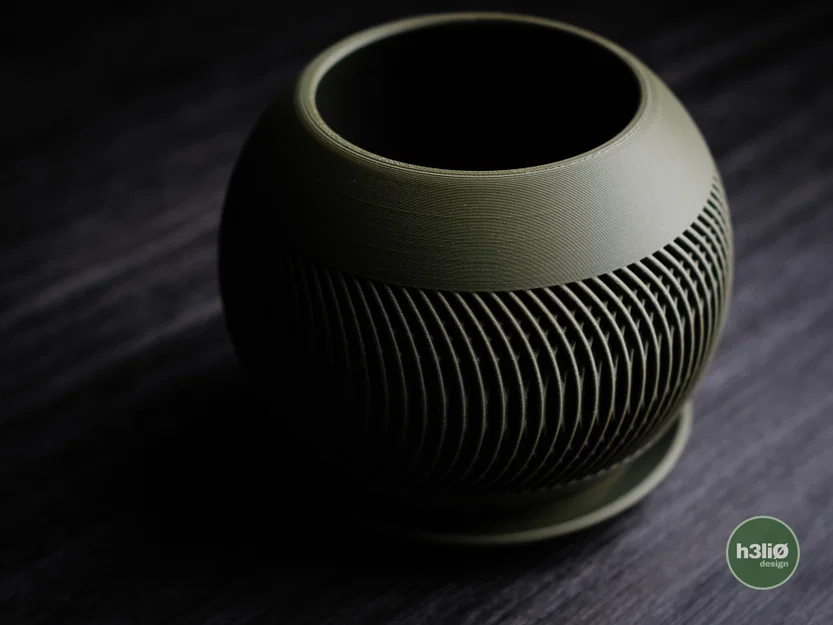solis · planter - Chậu cây tối giản với đế khóa xoay - Image 2