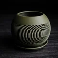 solis · planter - Chậu cây tối giản với đế khóa xoay - Thumbnail 6