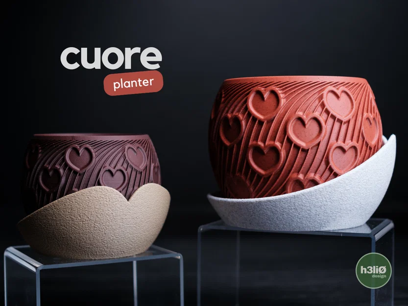 cuore · planter - Chậu cây trái tim cho ngày Valentine - Image 1