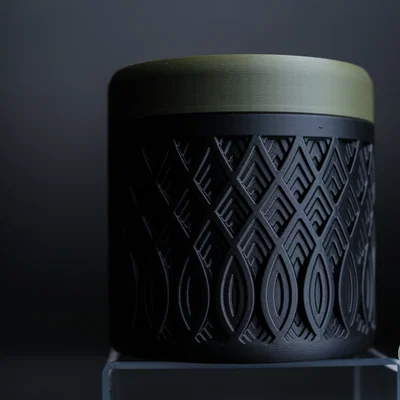 Hộp đựng phong cách tối giản crest · container