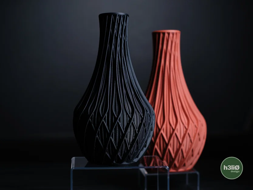 Mẫu bình hoa fractal · vase thiết kế tối giản hiện đại - Image 3