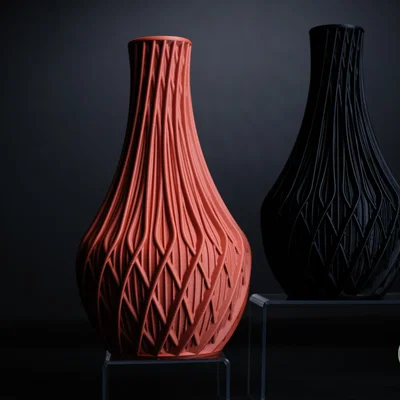 Mẫu bình hoa fractal · vase thiết kế tối giản hiện đại