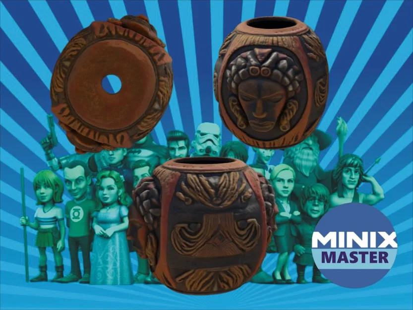 Mẫu hạt trang trí Tribal Châu Phi độc đáo in 3D - Image 1