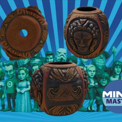 Mẫu hạt trang trí Tribal Châu Phi độc đáo in 3D