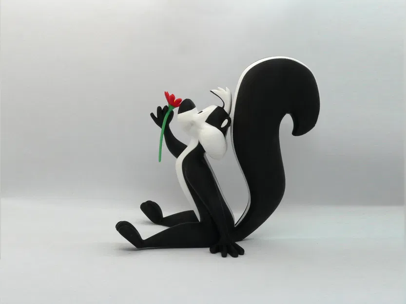 Mô hình in 3D Pepe Le Pew từ Looney Tunes - Image 1