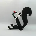 Mô hình in 3D Pepe Le Pew từ Looney Tunes - Thumbnail 1