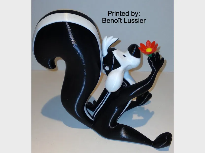 Mô hình in 3D Pepe Le Pew từ Looney Tunes - Image 3