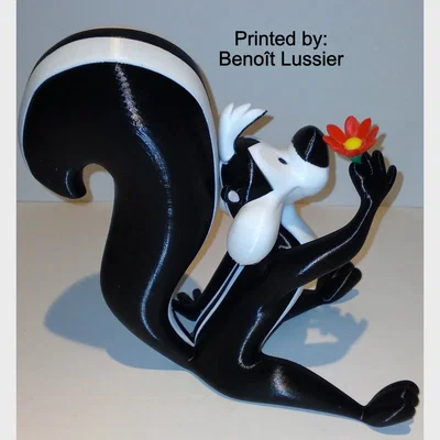 Mô hình in 3D Pepe Le Pew từ Looney Tunes