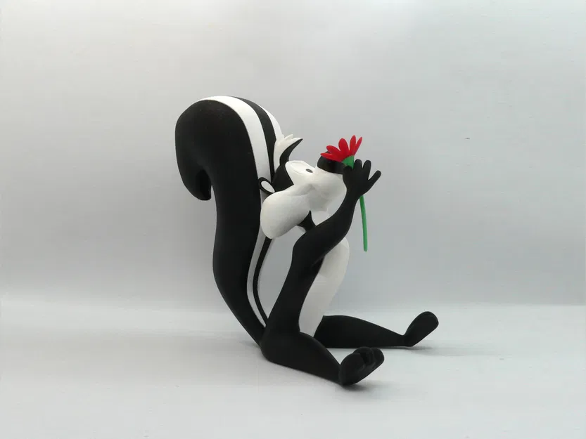Mô hình in 3D Pepe Le Pew từ Looney Tunes - Image 4
