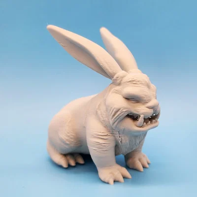 Mô hình thỏ hoang dã Feral Easter Bunny in 3D cực ngầu
