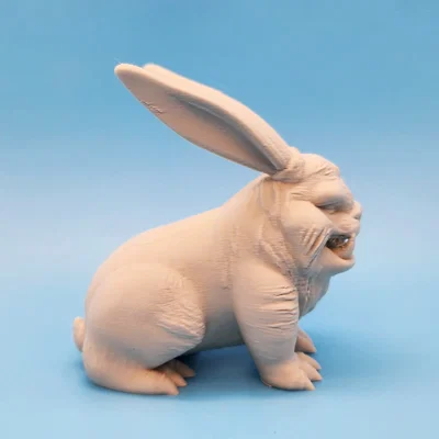 Mô hình thỏ hoang dã Feral Easter Bunny in 3D cực ngầu