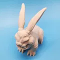 Mô hình thỏ hoang dã Feral Easter Bunny in 3D cực ngầu - Thumbnail 5