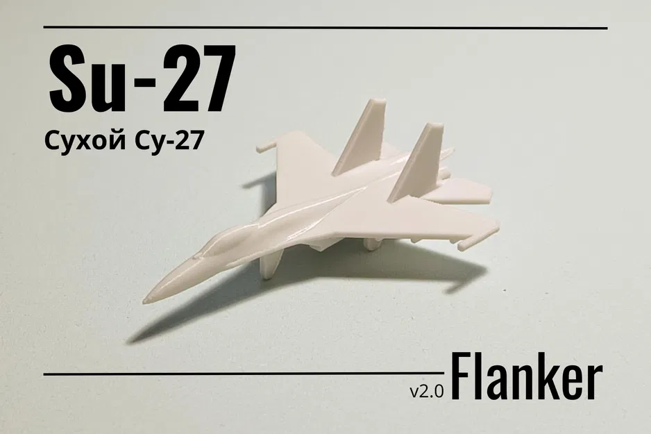Su-27 Flanker - Mô hình tiêm kích phản lực mini in-place cực đẹp - Image 1
