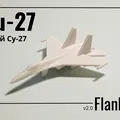 Su-27 Flanker - Mô hình tiêm kích phản lực mini in-place cực đẹp - Thumbnail 1